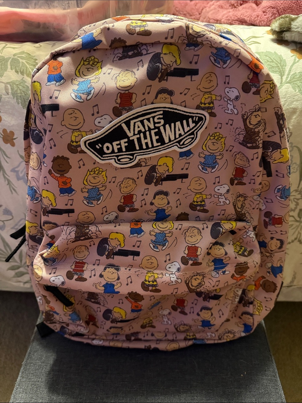 Vans Peanuts Character Print Backpack